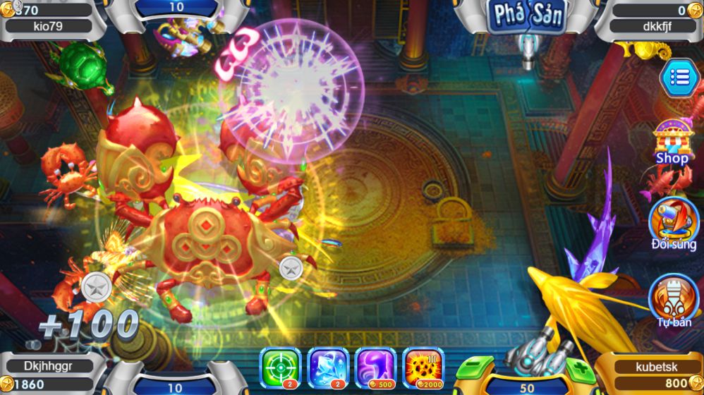 Giao diện bắn cá H5 cực đẹp